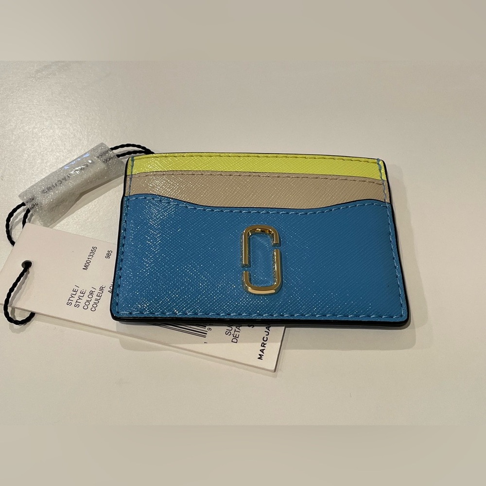 NWT Tri-Color Marc Jacobs Card Case